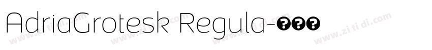 AdriaGrotesk Regula字体转换 AdriaGrotesk Regula字体转换